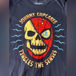*rare* Johnny cupcakes, Spider-Man shirt